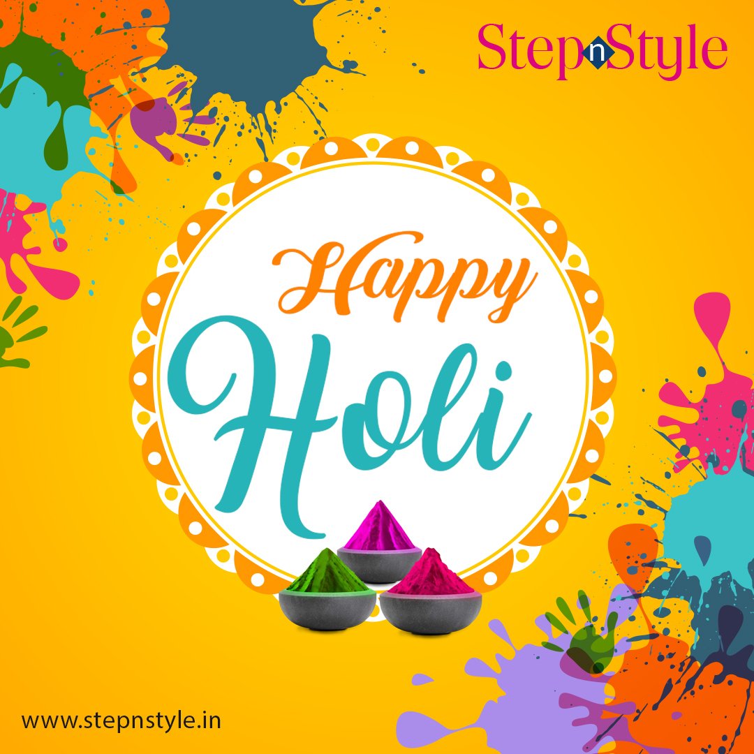 stepnstyleindia's tweet photo. “Life is the most colorful festival, and enjoy all the days with full of happiness.” ― Happy Holi

#stepnstyle #happy_holi https://t.co/8GdHOYoJw1