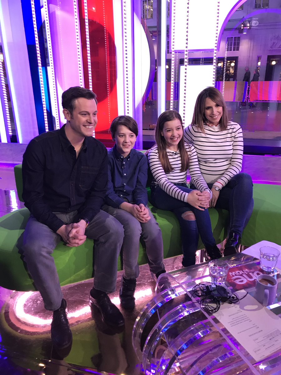 MrsKateWatts's tweet photo. Absolutely thrilled that Freya got to experience presenting on the @BBCTheOneShow she had an amazing time #diolch @MissAlexjones @ysgolsantbaruc #minialex https://t.co/XwCfh4wFah