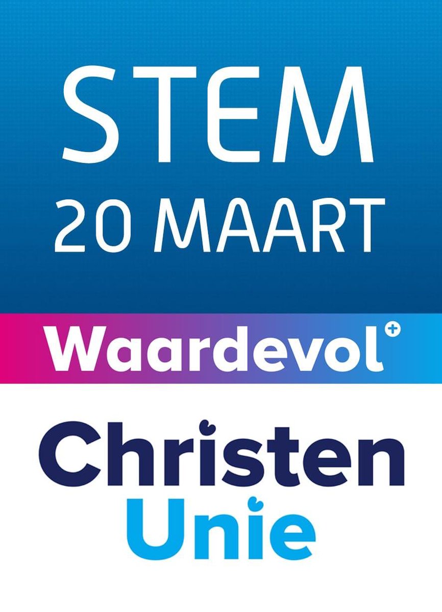 Goedemorgen! Vandaag mogen we stemmen. Ik stem ChristenUnie voor een waardevol Fryslan. Doe je mee?