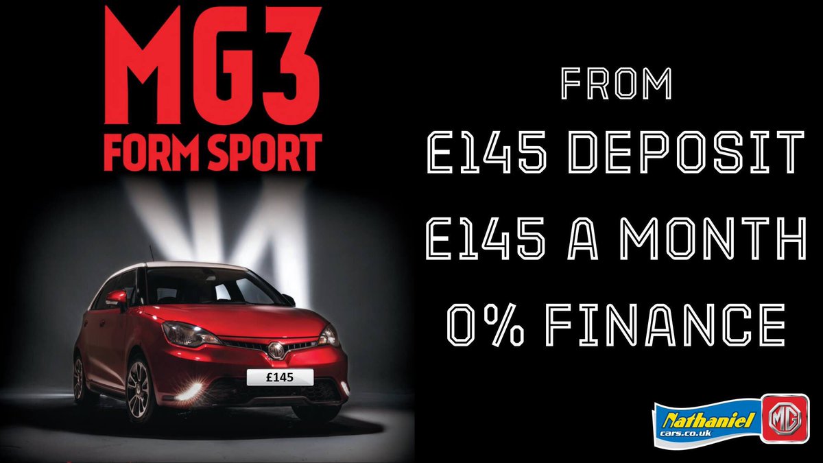 mgstorecardiff's tweet photo. £145 Deposit
£145 a Month
0% Finance x 5yrs HP

NO MILEAGE CAP! ✅
NO BALLOON PAYMENT! ✅
OWN IT AT THE END! ✅

We're down to our last few 18 plate MG3 Form Sports, so if you want to grab yourself a bargain, visit our Bridgend or Cardiff Showroom today!  🚗😃 https://t.co/QsfkhHW4Bo