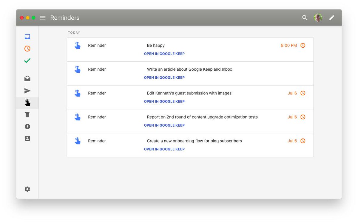 nerdka_m's tweet photo. @inboxbygmail končí! Google alibisticky popsal návod, jak jeho funkčnost nahradit v dalších 3 nástrojích. Co ale časované Připomínky #reminders , které se mají připomenout po konci března 2019? @gmail je nezobrazuje. Zmizí?? Má @lifehackycz nebo někdo řešení? Nebo ručně export? https://t.co/InGdxwk3k0