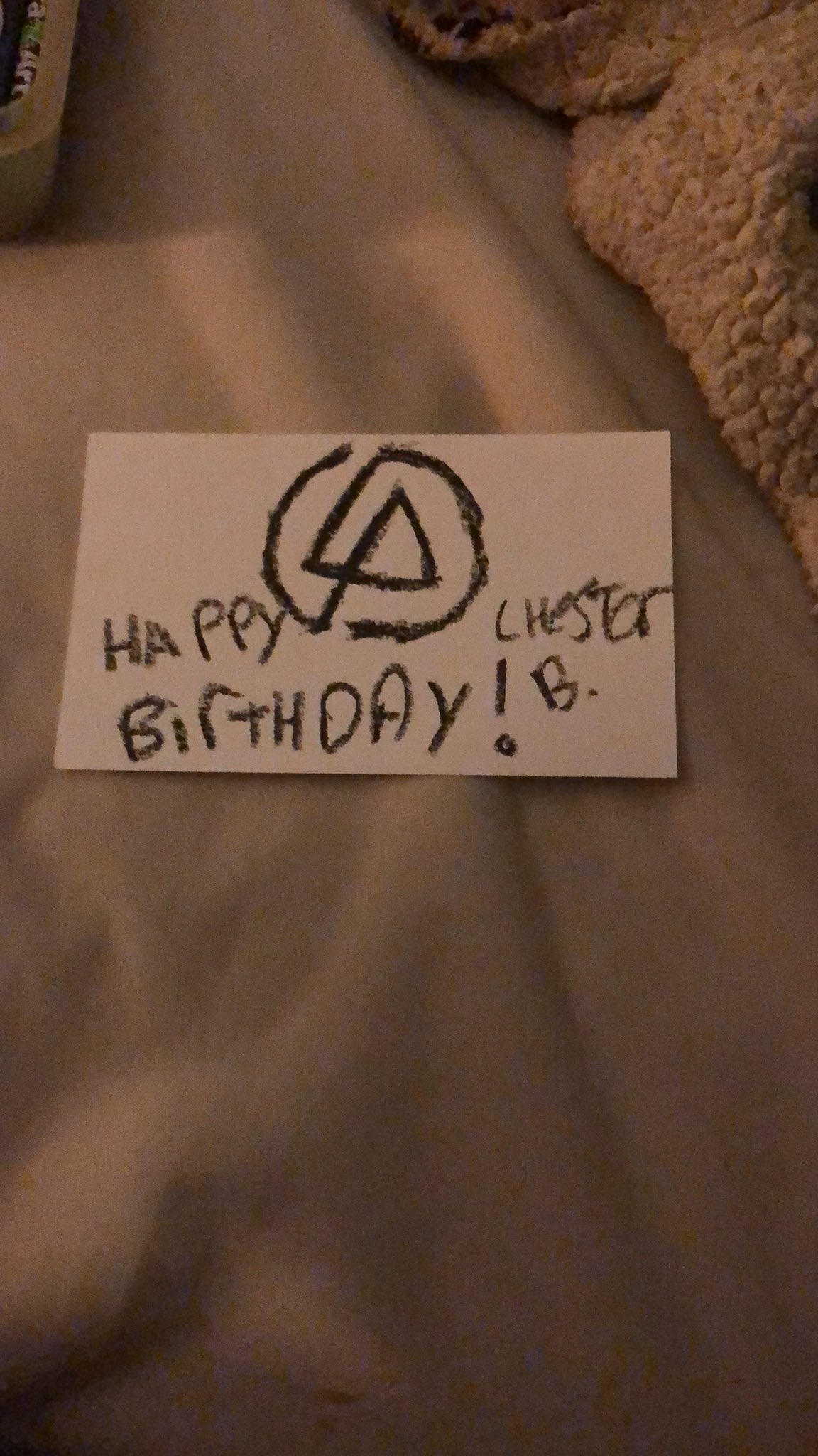 I made this for chester bennington happy birthday we all miss you so much  . 