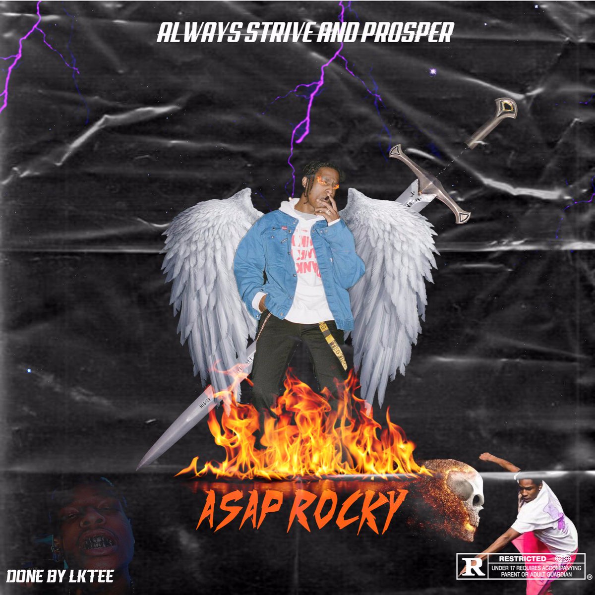 LKTee021's tweet photo. ALWAYS $TRIVE AND PROSPER
@asvpxrocky 
#Flacko
🎨Art done by me https://t.co/krOjcQMV3m