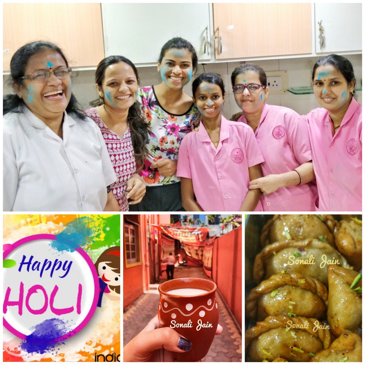 sonali31104's tweet photo. @tulipgroup Holi signifies welcoming spring with lots of Colors in the air and warmth and joy in our hearts 💚
Along with relishing on gujiyas & thandai with your friends , family and staff ! ❤️
@impriyansh92
@nankudi
@getyourmittens
#holi2019
#holisplash https://t.co/hrSdISvlE5