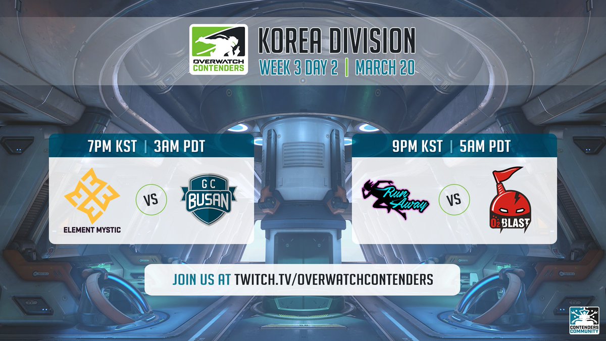 Today's KR matches: EM v GCBW, RA v O2 Blast
