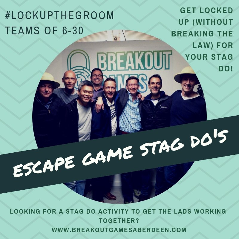 We get to host loads of different types of groups but it doesn't often get more interesting than hosting a #stagparty!
Escape games are such a popular choice to get your stags bonding pre-drinks so book your event now and have a stag do to remember #escapegames #lockupthegroom