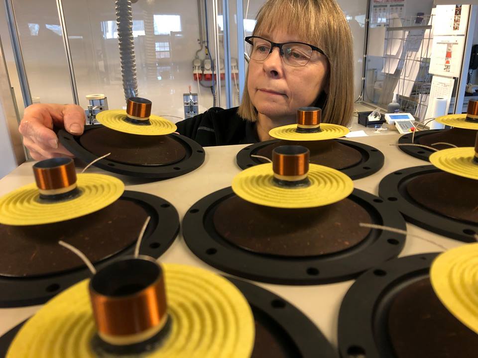 This is Birte and Birte is our expert when it comes to producing our drivers:

“I love that I work with a product as important as the DALI drivers. It’s a job that requires a lot of focus and precision, and I really appreciate that." #dalispeakers #hifi #theDALIway #hificommunity