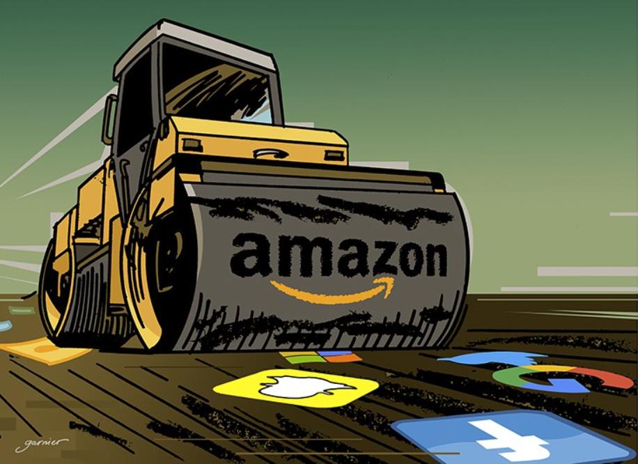 PerformicsFr's tweet photo. @amazon se positionne en tant que troisième force publicitaire derrière @Google et @facebook. Et bientôt plus ? @nico_schmitz partage son point de vue ce jour dans @LesEchos https://t.co/cdj3Z8hBx8 https://t.co/Kdm8ZTgQKD