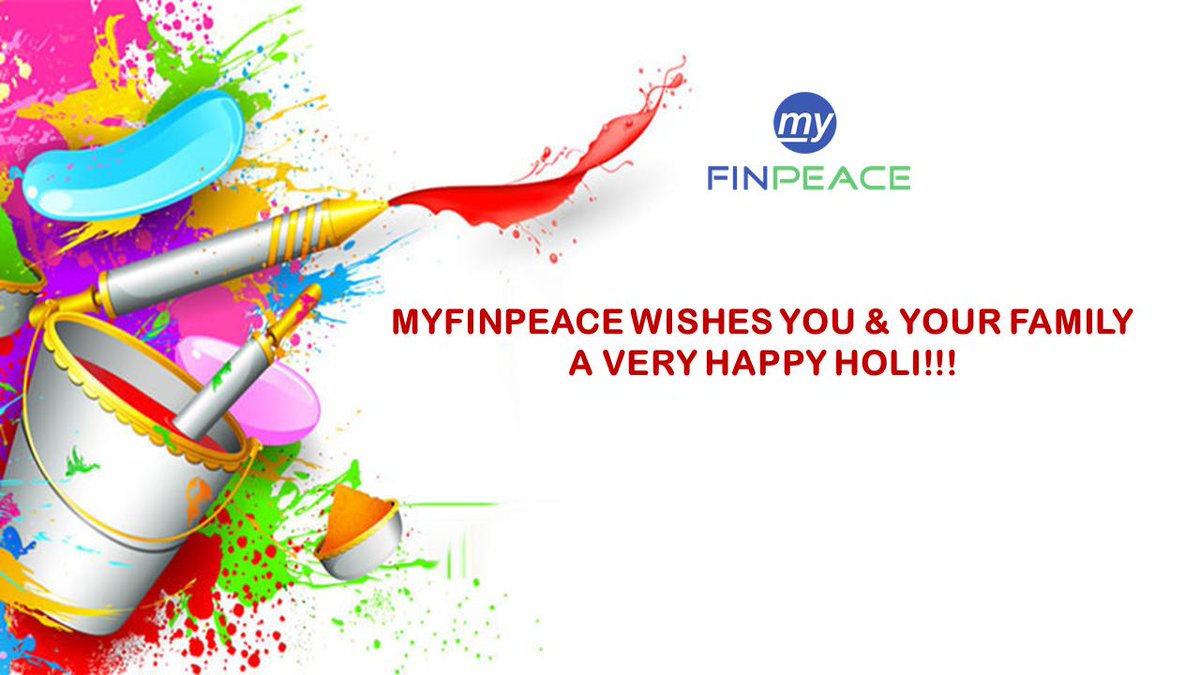 Fin_peace's tweet photo. myFinPeace wishes you and your family a very Happy Holi. #HappyHoli2019 #myFinPeace #BeyondLife https://t.co/ldTqVmBnW5