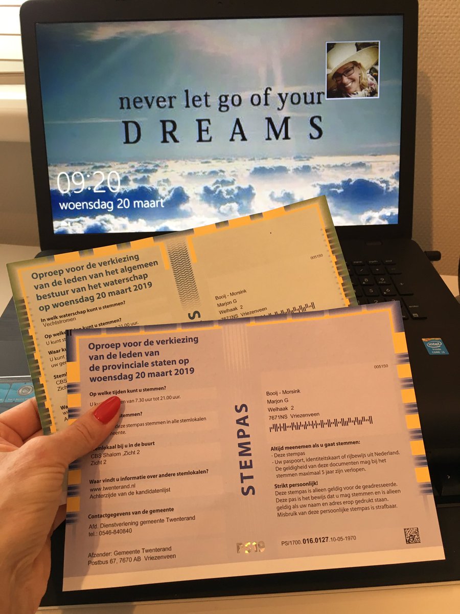 MarjonBooij's tweet image. Laat vandaag je stem horen! Elke stem telt!