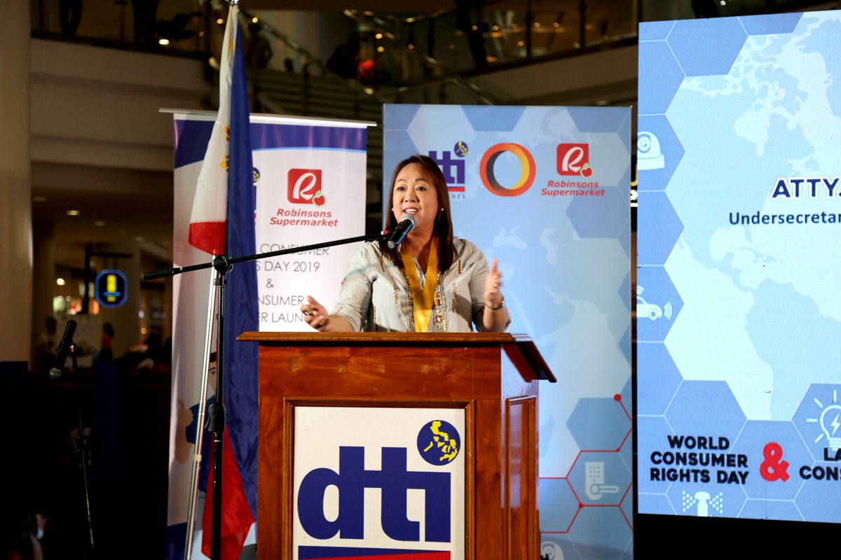 DtiPhilippines's tweet photo. #LOOK: Here are some of the captured moments from this year's #WorldConsumerRightsDay Celeebration held last March 15 at Robinsons Manila! Leading the celebration were DTI Sec. Ramon Lopez and DTI CPG Usec. Ruth Castelo. #iamDTIph #ConsumerPH https://t.co/MjJjTysVXV