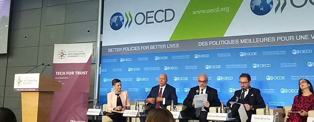 CarlosCozendey's tweet image. #TechForTrust é o tema do Foro anticorrupção e integridade da #OCDE este ano. Em discussão como as novas tecnologias podem auxiliar no combate à corrupção.
@OECDgov