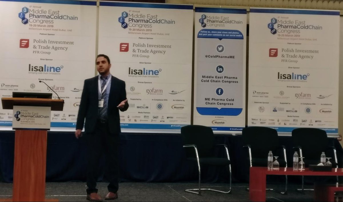 ColdPharmaME's tweet photo. Collaboration between supply chain and quality
assurance to ensure an optimal and high-quality supply
chain operation to final customers by Ahmed ElSheemy, Head of Quality Assurance,  Turkey, @ProcterGamble, UAE at the 6th #Annual #Middle #East #Pharma #Cold #Chain #Congress https://t.co/fdHKnelyD6