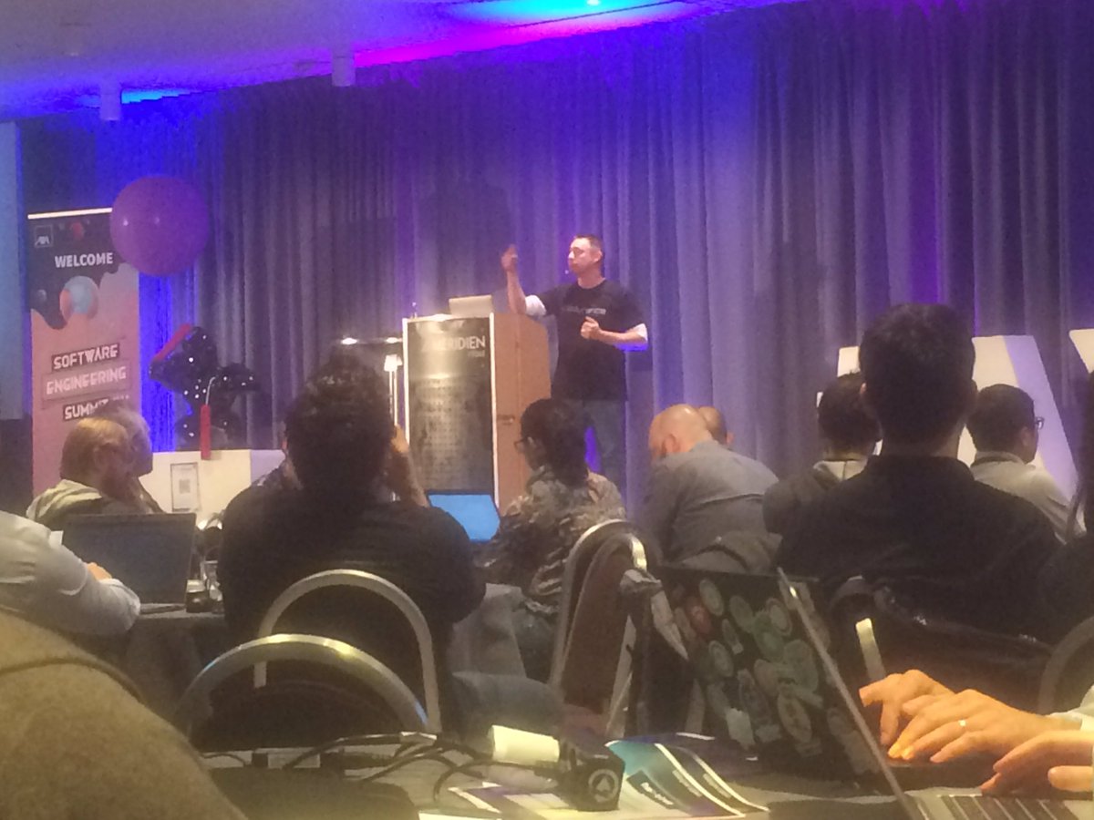 ImJackTheNipper's tweet photo. Great opening keynote for the final day of the 4th #AXAEngineeringSummit ! Passion like this is infectious! https://t.co/ujvTWneR5I