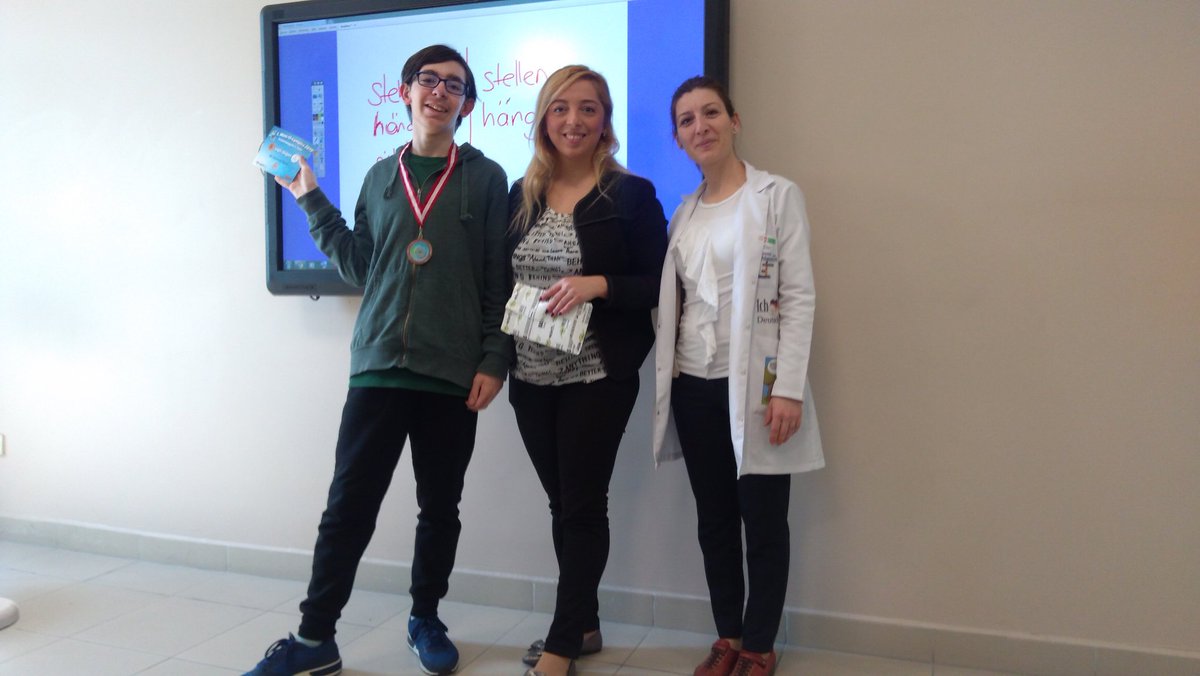 Minticitiy olimpiyaltari 3. müz Yiğit Doğan'a madalyası takdim edildi .<a href="/UdoKywall/">Udo Kywall</a> #DogadaAlmanca <a href="/cambarscitech/">İTÜ ETA Vakfı Çukurambar Doğa Fen&Teknoloji Lisesi</a>