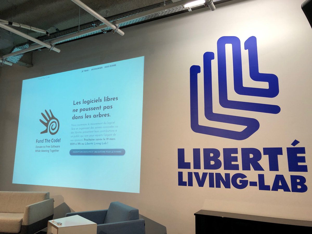 SugarizerApp's tweet photo. One million thanks ❤️❤️❤️ to participants of #FundTheCode event at @LIBERTE_LL to choose @SugarizerApp last night 🌘. Your support is invaluable 😘 Many thanks too to @WithoutModel and @bzg2. Congrats to others projects @KiwixOffline, @XWiki , @MaterialUI, ... https://t.co/arIqN6zq0B