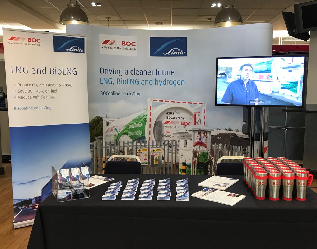 cleanfuelschris's tweet photo. Our #cleanfuels team are looking forward to the day ahead at @LoCITYUK #FuelsinAction roadshow talking about #LNG new #BioLNG and #hydrogen Come and speak to the @boconline team #greenfuels #biogas #carbonreduction #LoCITY #MotorTransport @motor_transport https://t.co/Vss6pCjoiM