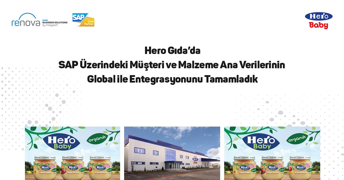 RenovaCons's tweet photo. Hero Gıda’da, SAP üzerindeki müşteri ve malzeme ana verilerinin global entegrasyonu sağlanarak, satış verilerinin Hero Global’deki non-SAP sisteme aktarılması ile, süreçler tek bir sistem üzerinden yönetilebilir hale geldi. 
#Renova #RenovaConsulting #Medyasoft #MedyasoftITGroup https://t.co/spq18wMEHy