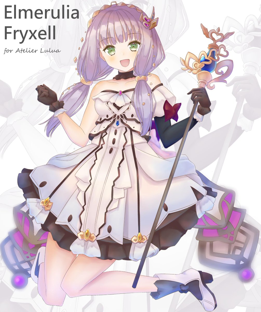 「イノセントフェアリーなルルアちゃんも可愛い~~!!!という絵です
#ルルアのアト」|ゴリラのイラスト