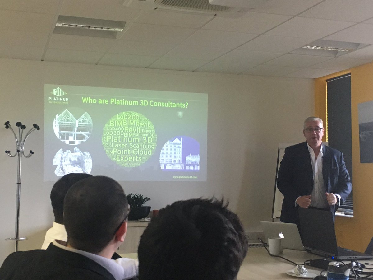 Derry Long @Platinum_3D explains what #laserscanning is: non-destructive #technology... #BIMbreakfast #BIMRegSW