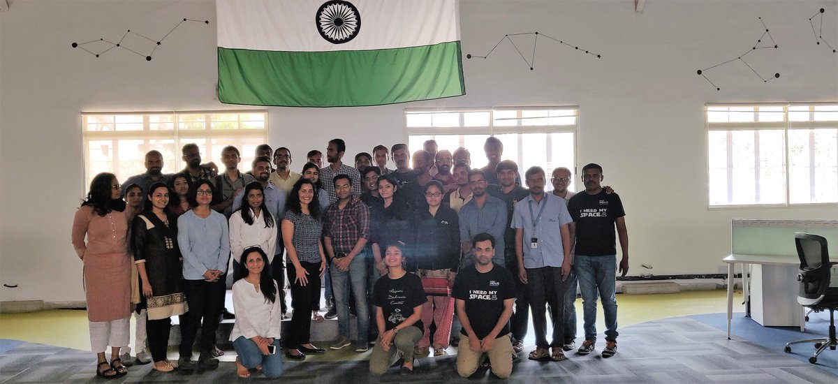TeamIndus's tweet photo. Today we got a chance to host Dr. Anita Sengupta at our facility. In addition to interacting with our mission engineers, we were also privileged to a session where she shared her experience of working on @MarsCuriosity and more. Thanks @Doctor_Astro, it was an honour to host you! https://t.co/YNJbiTih14