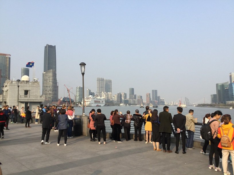 <a href="/MV_Columbus/">Columbus</a> nicely docked on the Bund!