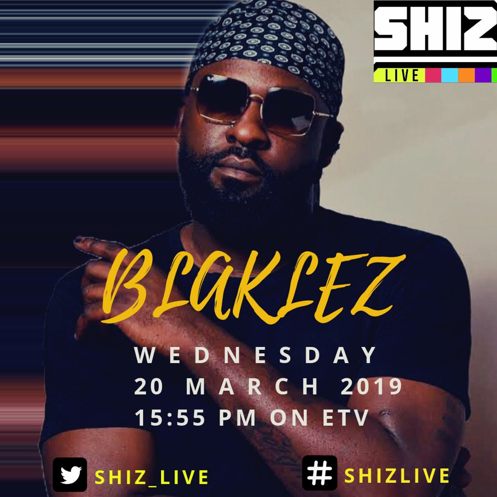 Lepara la Pitori @blacklez is in the building today! We’re kickstarting the concert at 3:55pm on <a href="/etv/">@etv</a>. Tune in fam! 

#ShizLive
