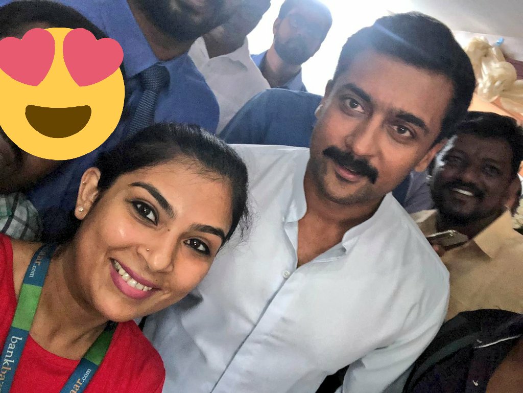 jithusuriya's tweet photo. • Today Our @Suriya_offl ❤️❤️❤️ | #SouthIndianBank @rajsekarpandian #KaappaanLook #NGKUpdateSoon https://t.co/ycVIxH6Xme
