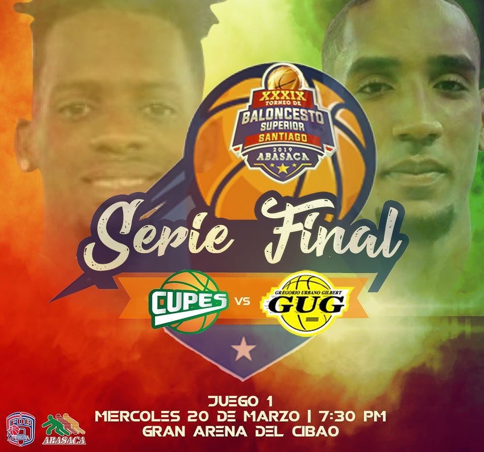 GUGclub's tweet photo. Serie Final del XXXIX Torneo de Baloncesto de Santiago.
📍Gran Arena del Cibao
🗓Mie 20 Mar.
⛹🏽♂️ Cupes VS GUG ⛹🏽♂️
🕗 7:30 pm-
#gugfans #clubgug #lanuevaeradelgug #teamgug #barrioleña #barrioboys #abasaca #fiba #fedombal #ensanchelibertad #vamosporla4ta #junkosocialadmin https://t.co/p2dDwXQMoS