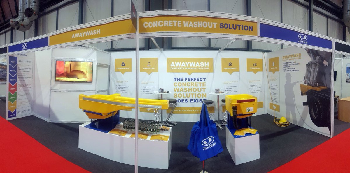 JonescoGroup's tweet photo. Looking forward to a busy two days @UKConcreteShow Come and visit our stand, Hall 17/C3. #ConcreteWashout #AWAYWASH #WashoutSolution #UKCS2019 #ConcreteWashoutSolution #Jonesco https://t.co/vt3Q87qi4D