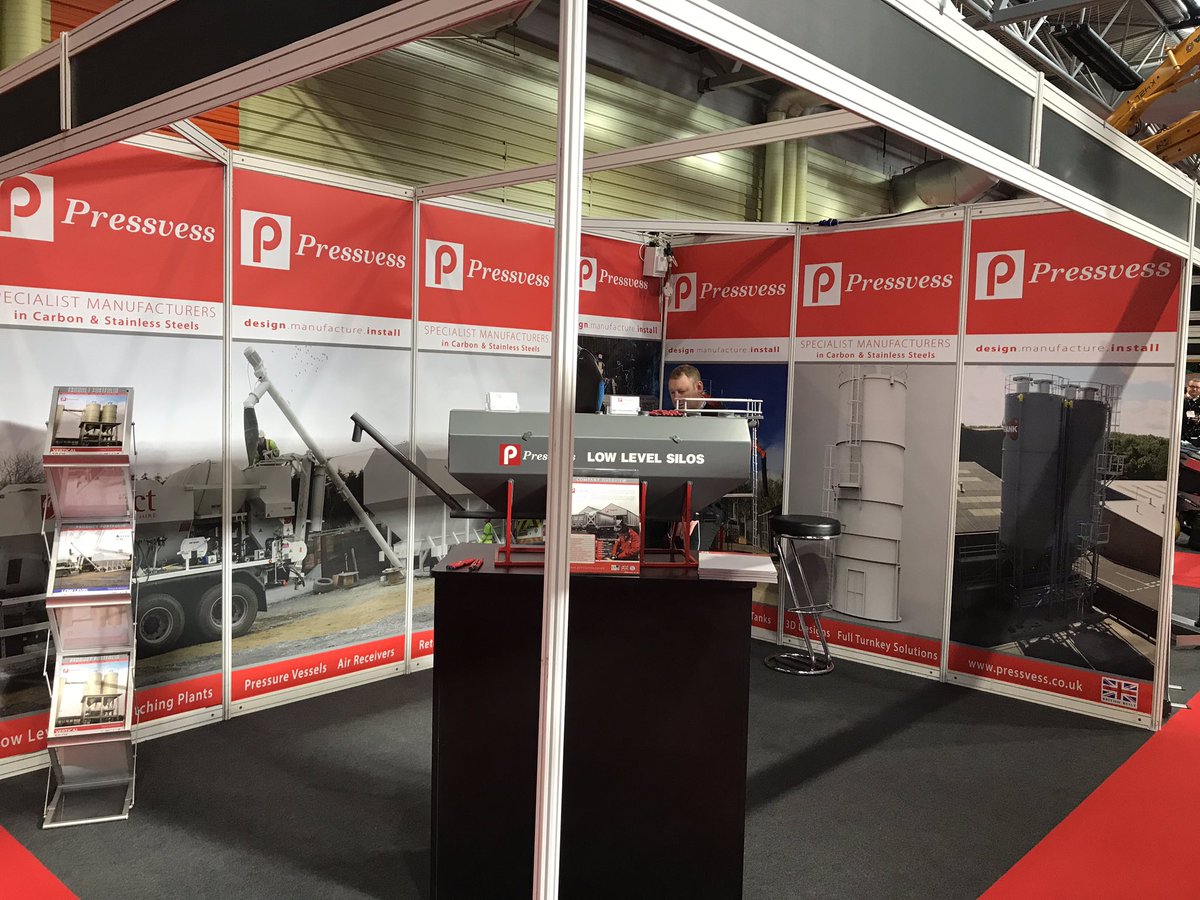 PressvessJade's tweet photo. Pop down to Birmingham NEC for the @UKConcreteShow, Halls 17/18 Stand G60 to grab yourself some show only deals on low level and vertical silos. https://t.co/euhvNxTWgZ