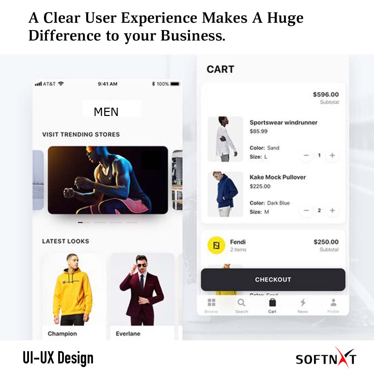 softnxt's tweet image. Whether they be employees or customers, empathy for your user’s needs is the key driver to the success and adoption of your projects. 
bit.ly/2TfNmg0
#uiux #ui #ux #uidesign #webdesign #uxdesign #design #userinterface #dribbble #interface #graphicdesign #webdesigner