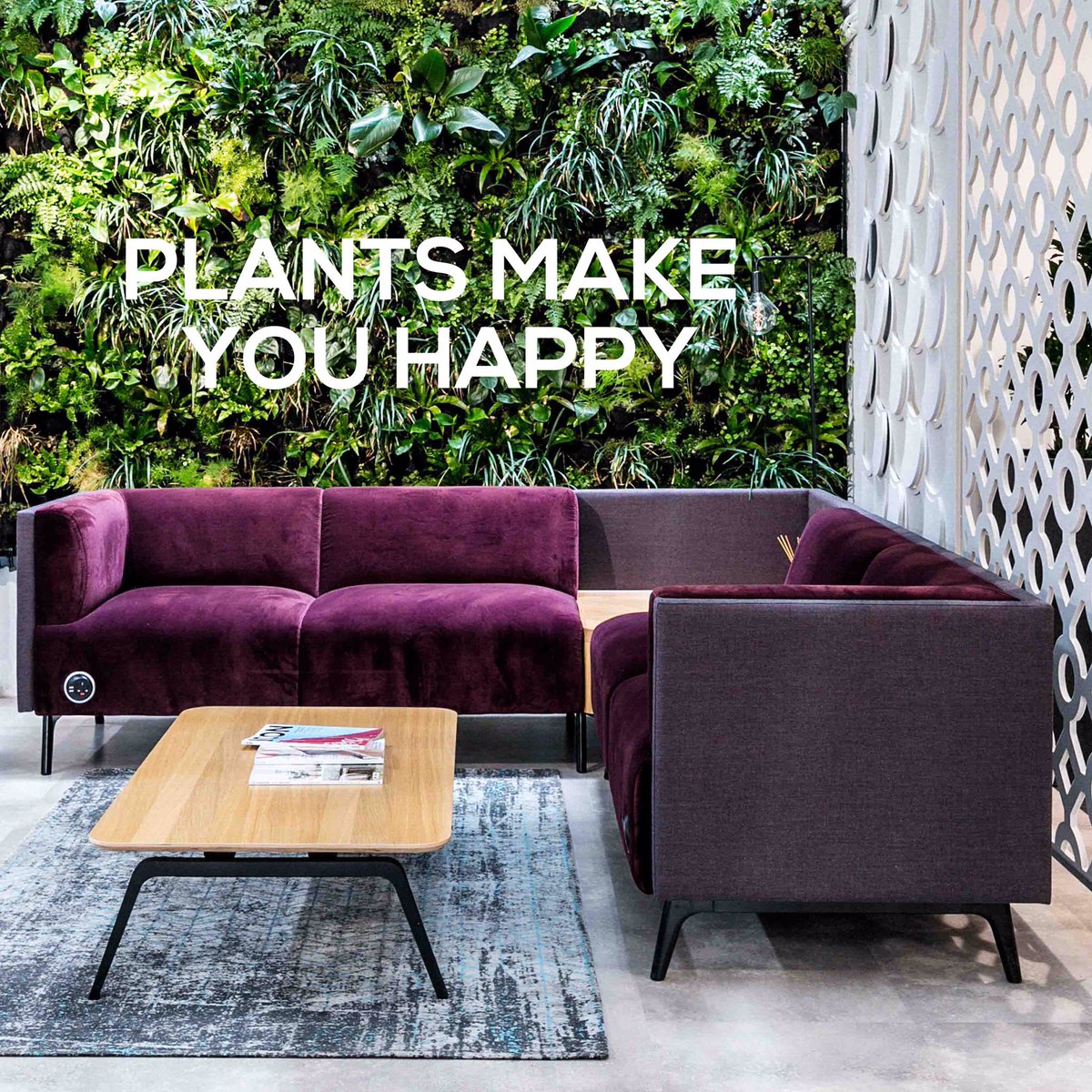 Those who work in environments with natural elements such as greenery and sunlight report 15% higher wellbeing* 
#internationalhappinessday #biophilia #wellbeingatwork #happinessatwork 
*Human Spaces – Biophilic Design in the Workplace