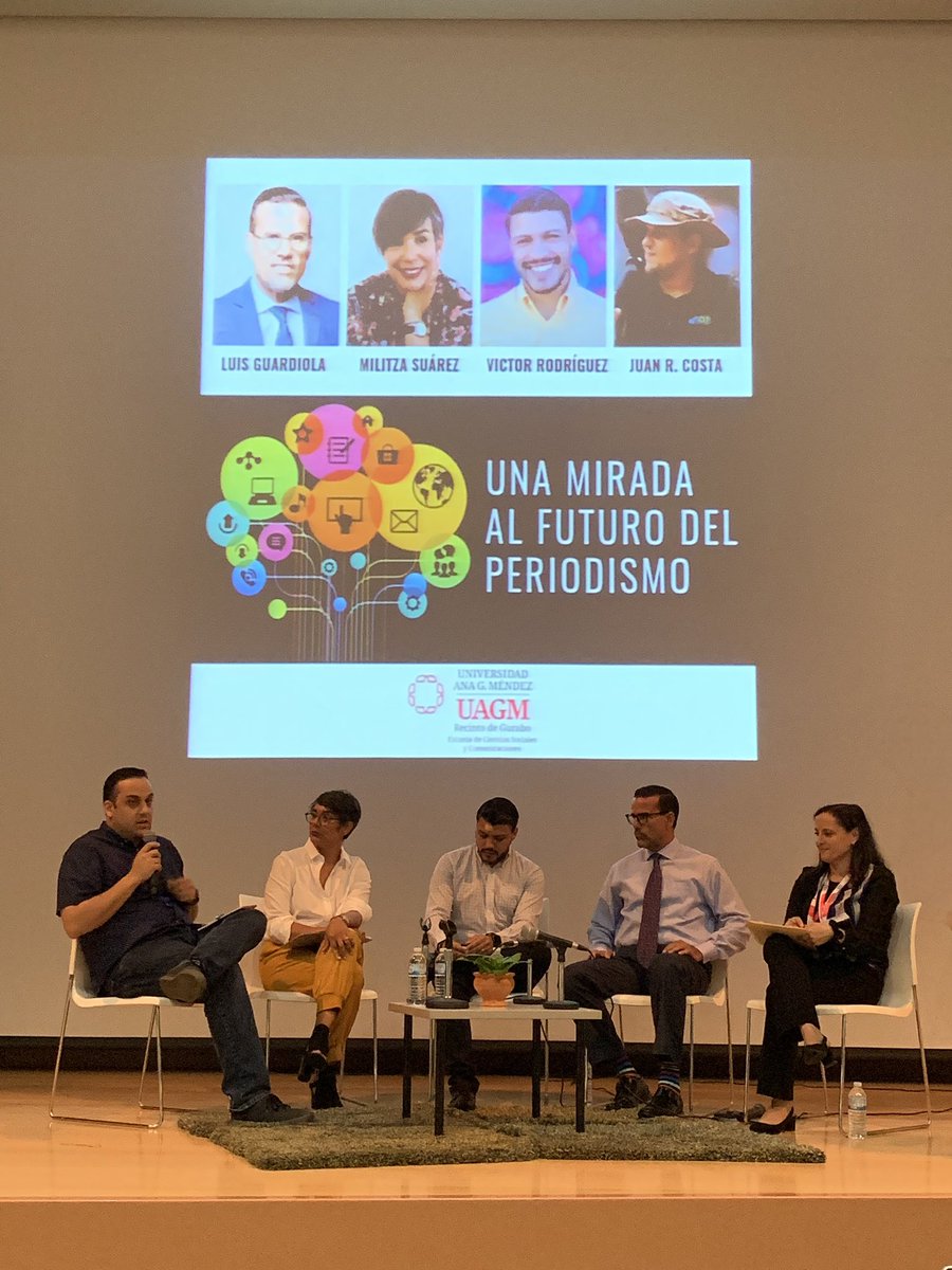 ComuUAGMGurabo's tweet photo. Convención Mediática Universitaria
Panel: Una Mirada Al Futuro Del Periodismo #TeamCOMU #COMU2019 #HaciendoRuido https://t.co/eC5gsj28Yz