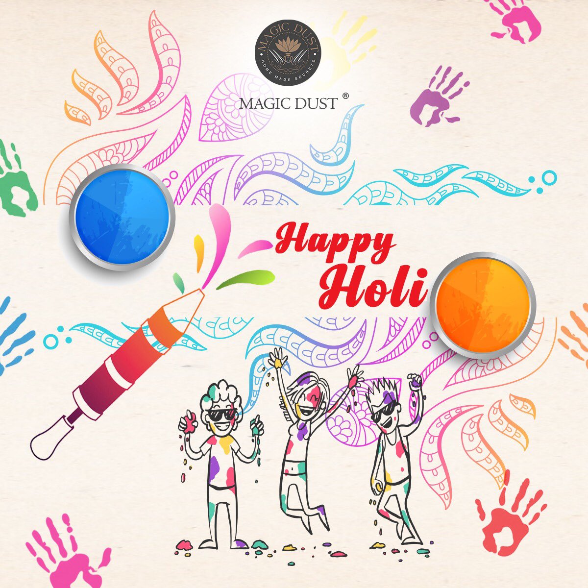 Spread happiness and splash colours.
Have a safe and organic Holi.
We wish you a very Happy Holi from Magic Dust.

#organicholi #happyholi2019 #holi2019 #holi #safeholi #colours #organicindia #organicmakeup #organicakincare #skincareindia #holiindia #indianskincare #holihai
