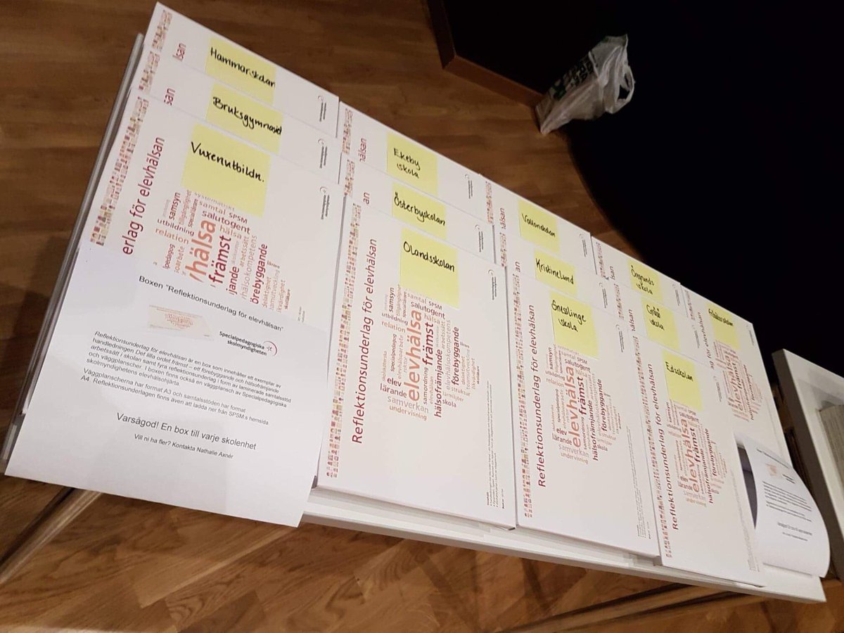 Elevhälsoarbete under utveckling i Östhammars kommun tillsammans med <a href="/neumansarah/">Sarah Neuman</a>. Berättade om betydelsefulla forskarperspektiv och <a href="/SPSMsverige/">SPSM</a> Stödmaterial elevhälsa.