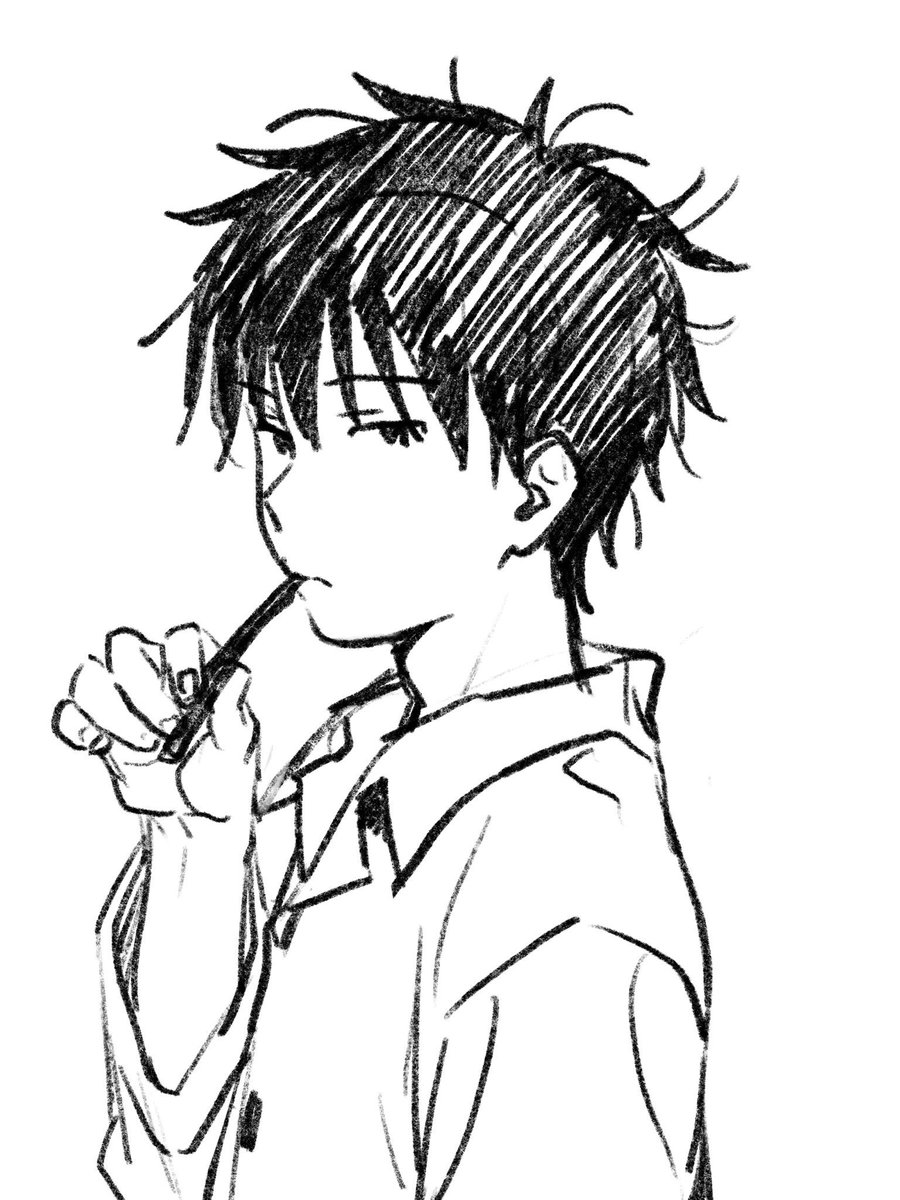 お兄ちゃん落書き 