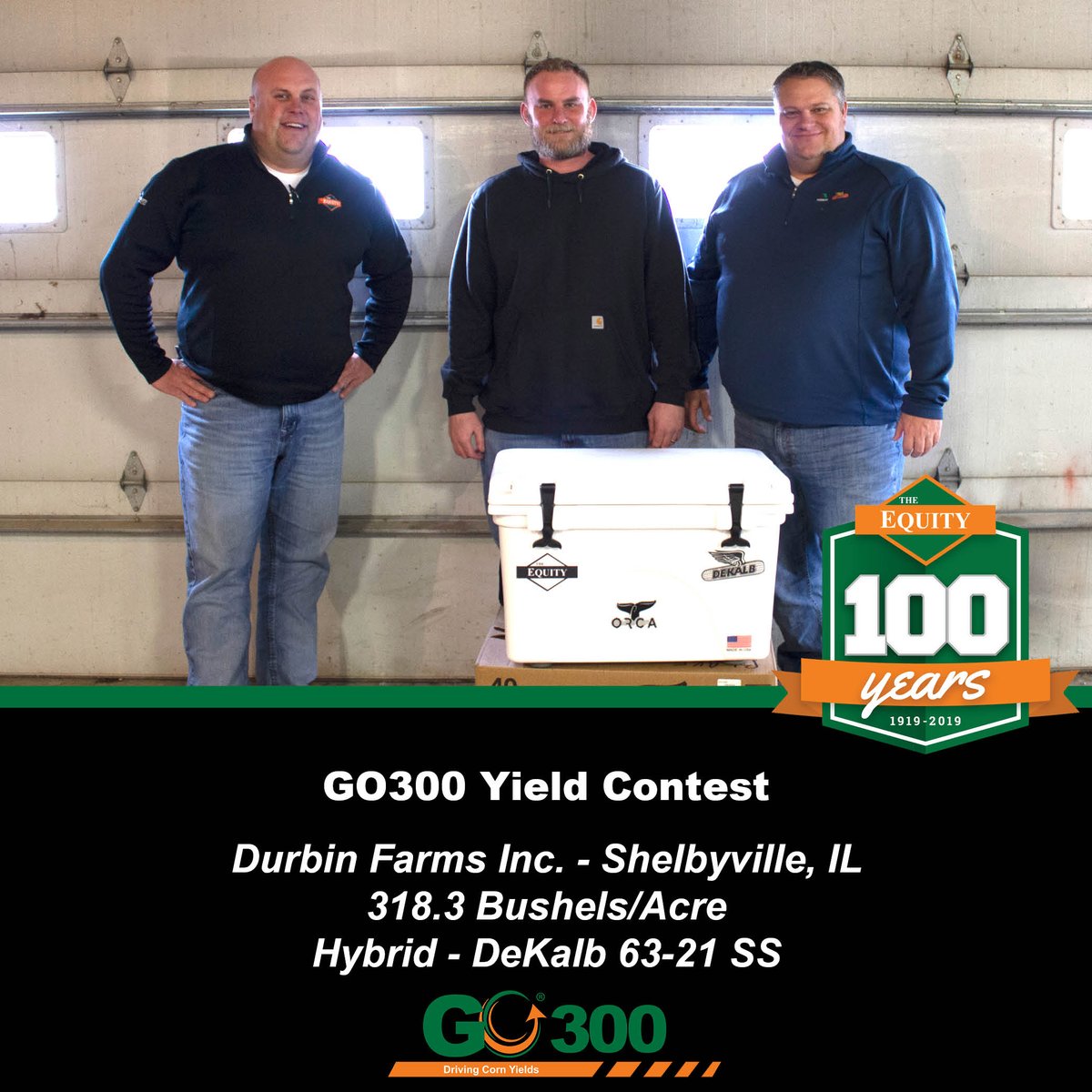 TheEquityCoop's tweet photo. #GO300YieldContest Stewardson Location Winner #Harvest18 #Plant19 @DKAS_SIL https://t.co/KKirbN9feJ