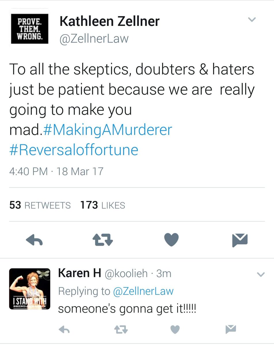 ZellnerCrimeLaw's tweet image. These dementos wanna capture mind share &amp;amp; fail incredibly They now serve purpose ironically of opposite affects  2goal They increase #ofpeople discussing #StevenAvery #BrendanDassey innocence &amp;amp; outrage @crimes against both by LE #Karma #MakingAMurderer #WorkWithKZ #TrustInZellner