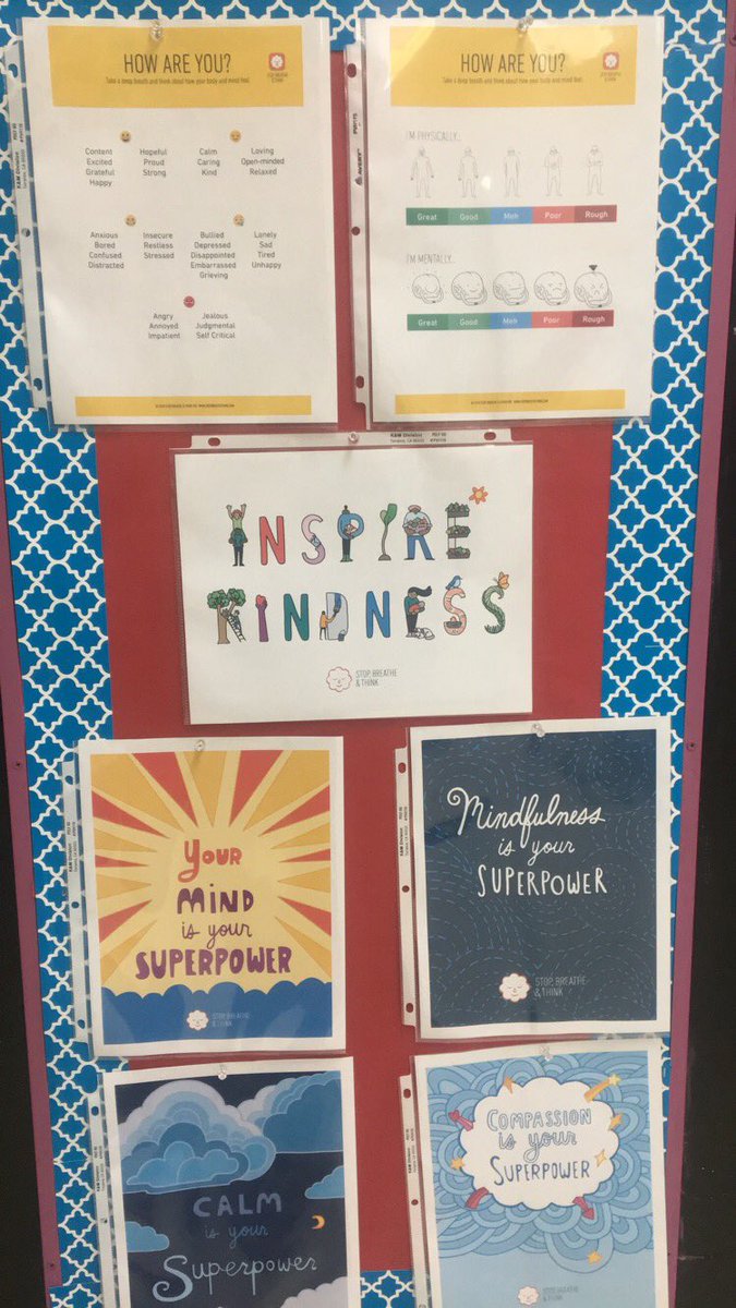 MsWhitty67's tweet photo. With the help of @SBTbreathe resources, I am working on making my classroom more mindful! #MindfulMarch #Mindfulness #mindfulmiddleschool #hcspln https://t.co/vL9CkUCIwI