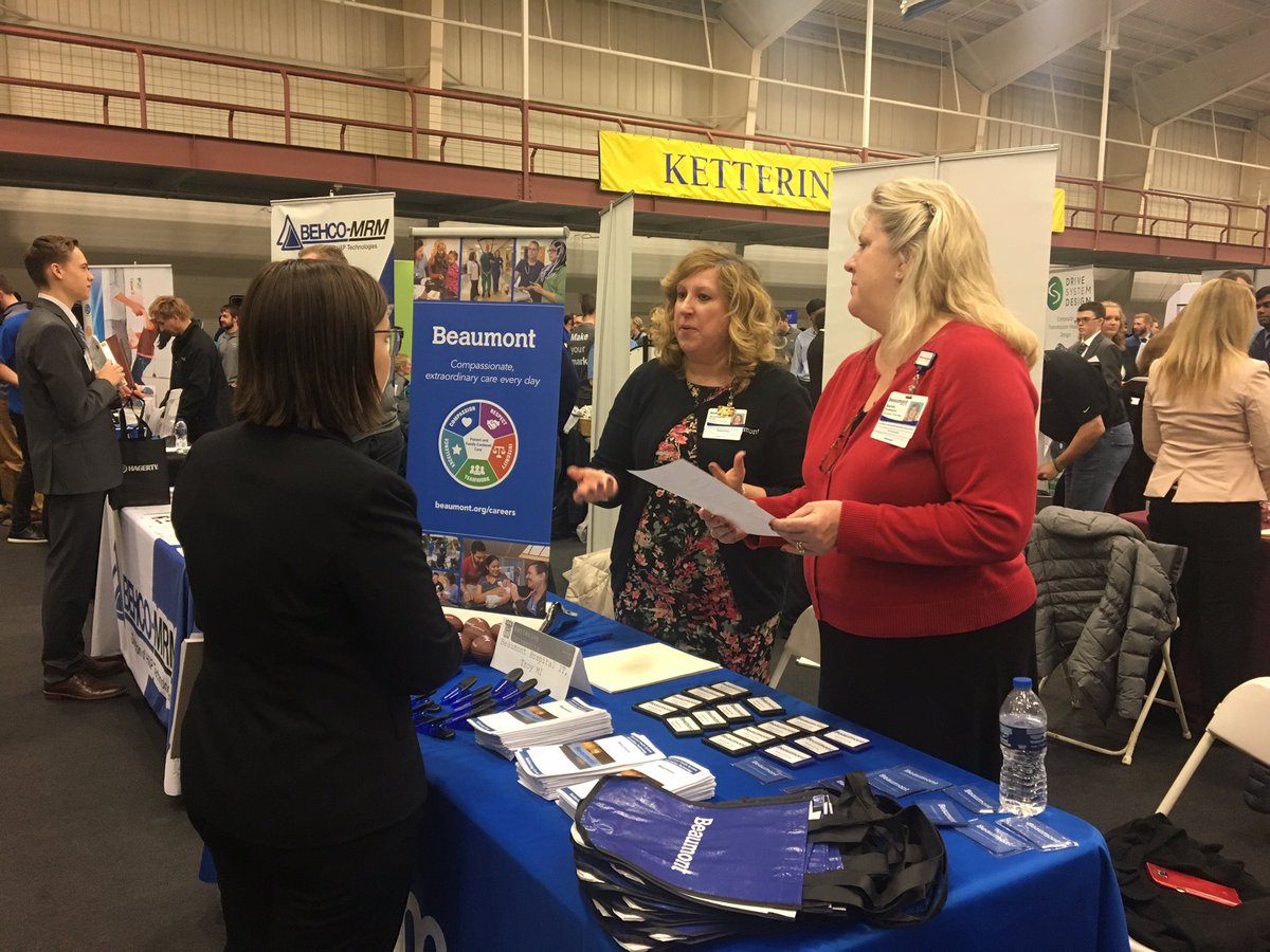 KetteringU's tweet photo. It’s lovely to see @BeaumontHealth here at Kettering’s Employment Fair! #KetteringCoOp https://t.co/5QFHXenCBa