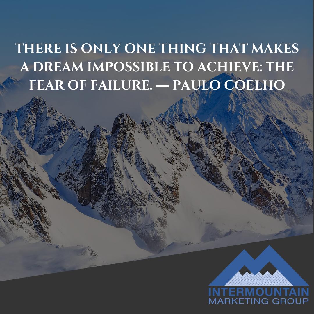 IMG_Sales's tweet photo. There is only one thing that makes a dream impossible to achieve: the fear of failure. ― Paulo Coelho

#IMGsales #GetYerDemoOn #WednesdayWisdoms #MidweekMotivation #Success #DreamBig #FoodForThought https://t.co/AeFm5gSfy7