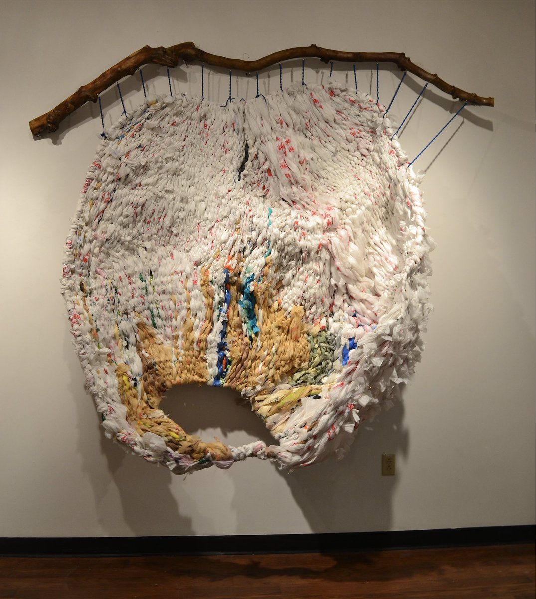 smithartmuseum's tweet photo. If you haven’t seen Ifeoma U. Anyaeji’s work “Akpalakpa II (Weave)" (2012) yet, it’s on our first floor as a part of #PlasticEntanglements until JULY 28, 2019.
@PalmerMuseum https://t.co/nAXm3IR9Qb