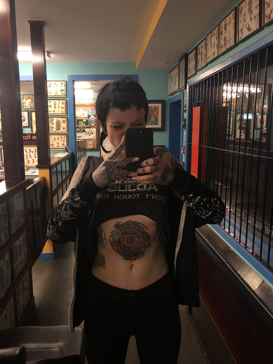 Meredith Graves On Twitter I Thought I Would Be Too Shy To Post A Picture On The Tweeper But Turns Out Naw Done By Steve Byrne At Rock Of Ages Tattoo In