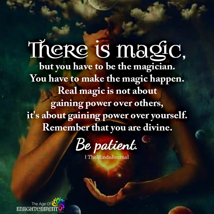 TheMindsJournal's tweet photo. There Is #Magic, But You Have To Be ...
https://t.co/p8xOhqk8oN
#BePatient #GainingPowerOverOthers #GainingPowerOverYourself #MagicHappen https://t.co/2XBb9xqRvG