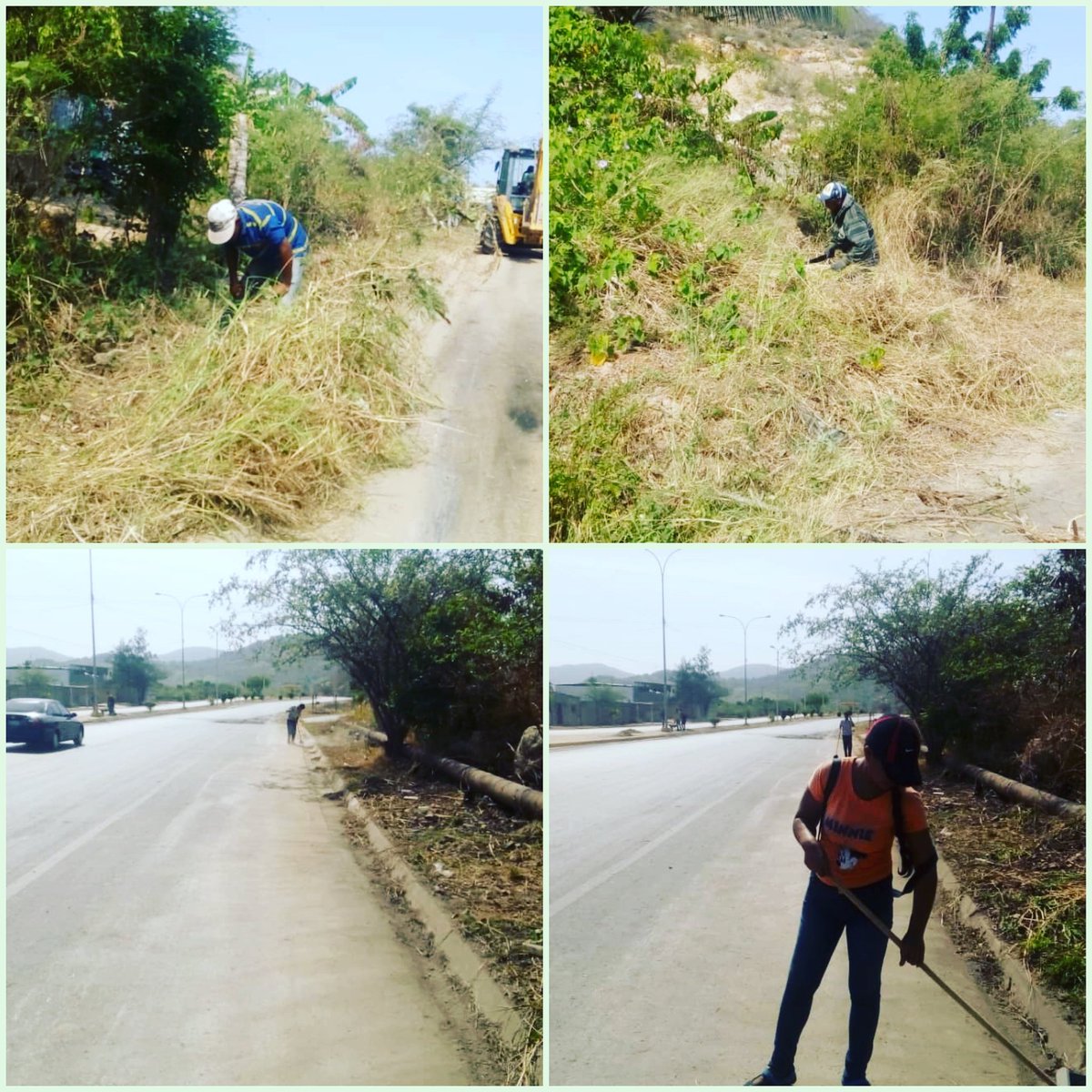 lossifontes's tweet photo. YO❤CUMANÁ. 
Hoy miércoles 20 de marzo, seguimos desplegados en la autopista "Antonio José de Sucre" en una intensa jornada de limpieza y mantenimiento. Así va quedando!!!
#JuntosTodoEsPosible
 #JuntosPorCumaná 
@NicolasMaduro
@dcabellor https://t.co/P1fvcpbv7u