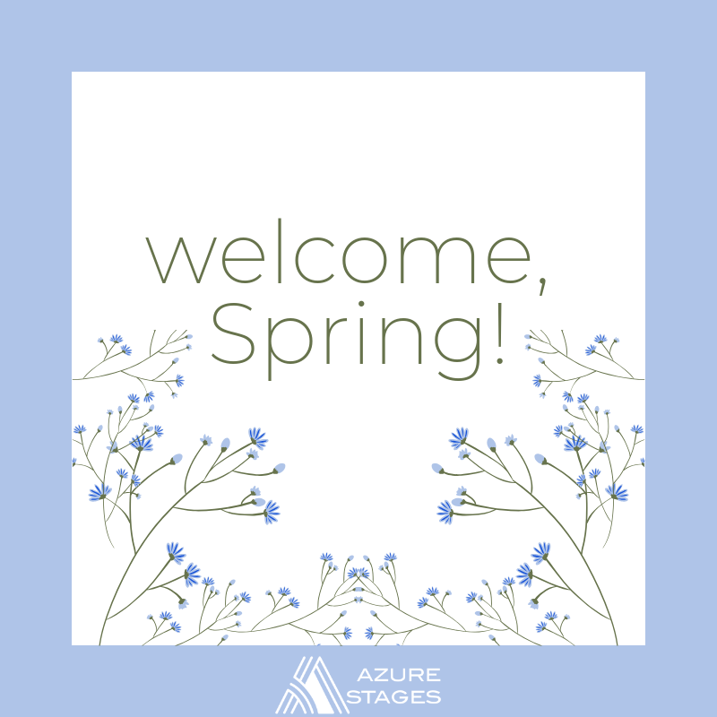 AzureStages's tweet photo. Welcome, Spring! https://t.co/xcKXzAXqem