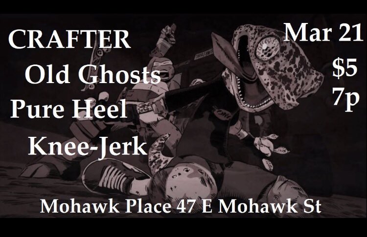 Thursday 7P
Mohawk Place 
#pureheel #buffaloshows