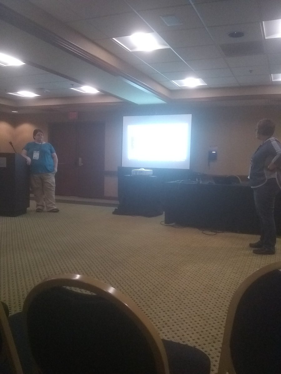 HiselRachel's tweet photo. Loved listening to these two present at #KySTE They do all they can for our kids in Owsley. Proud to be an OWL. @ColeOwsley @jmooremt https://t.co/9sn7pQKYo5
