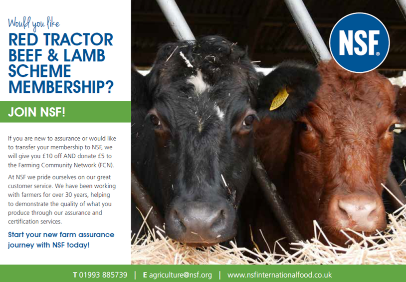 NSF_Agriculture's tweet image. Looking for @RTfarmers Beef &amp;amp; Lamb scheme
assurance? 

We can offer great service for your new or transferred
membership with £10 off and donate £5 to @FCNcharity 

Start your new farm assurance journey with NSF today!
#farmassurance #redtractor #agriculture
